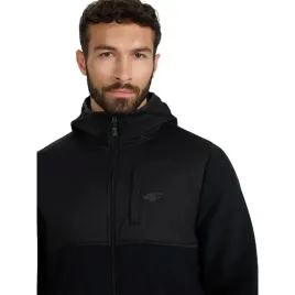 polar-meski-4f-bluza-na-zamek-z-kapturem-4fwaw25tflem417-czarny