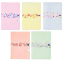zeszyt-a4-60k-kratka-floral-5szt-oxford