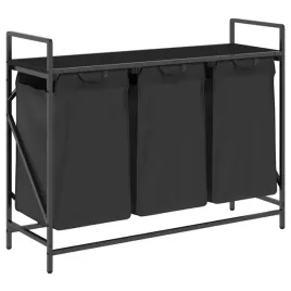 kosz-na-pranie-3-przegrody-z-polka-czarny-dab