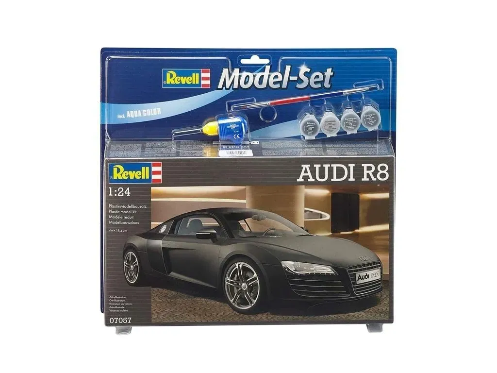 model-set-audi-r8-black