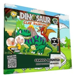 zestaw-do-wyklejania-plastelina-dinozaury