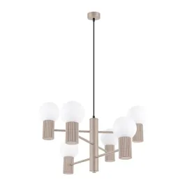 zyrandol-szescioramienny-halo-6-taupe-sl-1836-sollux-lighting