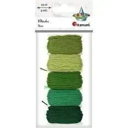 mulina-10m-tonacja-zielona-5-kolorow