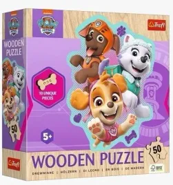 puzzle-50-konturowe-wesola-gromadka-pieskow-trefl