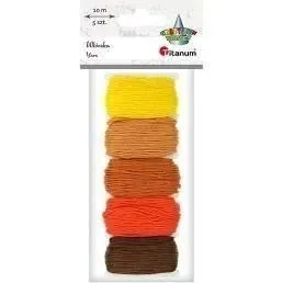 mulina-10m-tonacja-brazowa-5-kolorow