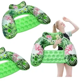 materac-do-plywania-fotel-dmuchany-z-oparciem-lezak-do-wody-zielony