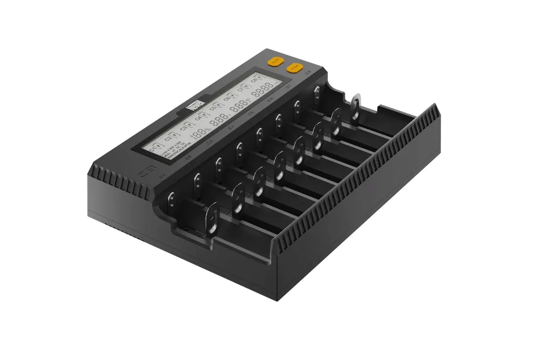 ladowarka-newell-smart-c8-do-aa-aaa-18650-26650-stan-nowy