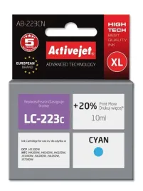 activejet-ab-223cn-tusz-zamiennik-brother-lc223c-supreme-10-ml-niebiesk