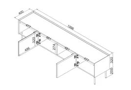 szafka-rtv-fellini-200x40x52-kaszmir-blat-dab-olejowany