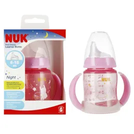 nuk-butelka-150-ml-6-18m-z-uchwytem-first-night-rozowa-10743998