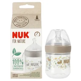 nuk-butelka-ze-smoczkiem-silikonowym-150-ml-s-for-nature-popielata-10743076