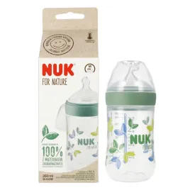 nuk-butelka-ze-smoczkiem-silikonowym-260-ml-m-for-nature-zielona-10742005