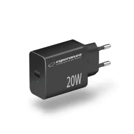 esperanza-ladowarka-sieciowa-20w-usb-c-pd-czarna-ezc104k
