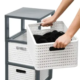 rotho-regal-duzy-z-3-szufladami-country-bialy-antracyt