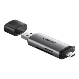 ugreen-czytnik-kart-sd-microsd-usb-and-usb-c-cm185-5-gb-s-aluminium-szary