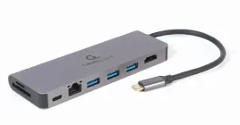 gembird-multi-adapter-usb-typ-c-5w1-hub-hdmi-czytnik-kart-lan-pd-100w