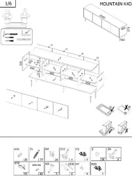komoda-4d-mountain-204x40x72-czarny-zloty