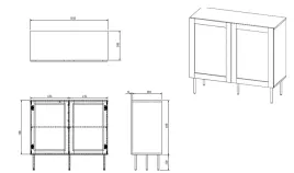komoda-juta-2d-100x395x90-czarny-linol-calabria