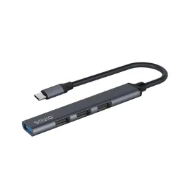 savio-hub-usb-c-3-x-usb-a-2-0-1-x-usb-a-3-0-szary-ak-71