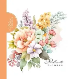 notatnik-ozdobny-100x100-48k-kratka-bukiet-pomaran