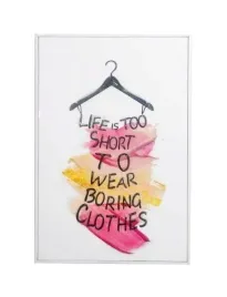 obraz-life-is-too-short-20x30cm