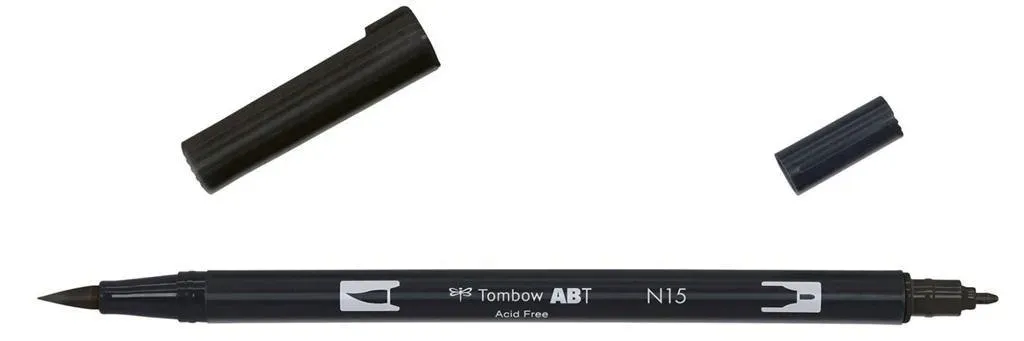 flamaster-dwustronny-akwarelowy-black-6szt