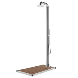 prysznic-ogrodowy-z-brazowa-podstawa-230-cm-stal-nierdzewna