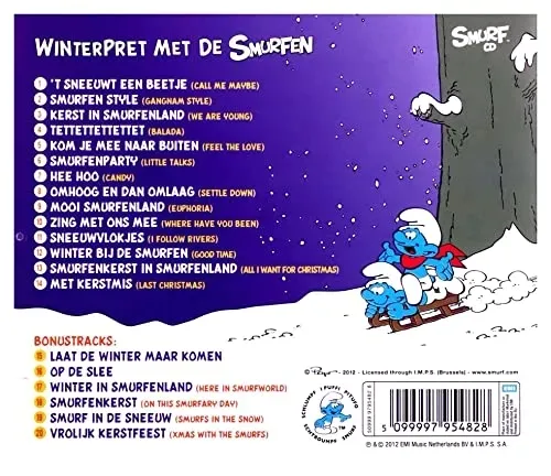 winterpret-met-de-smurfen