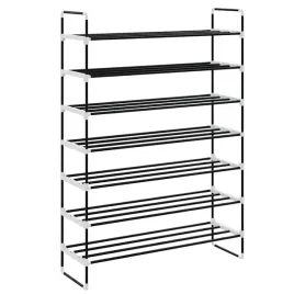 stojak-na-buty-z-metalu-i-plastiku-7-polek-czarny-91x29x133-cm