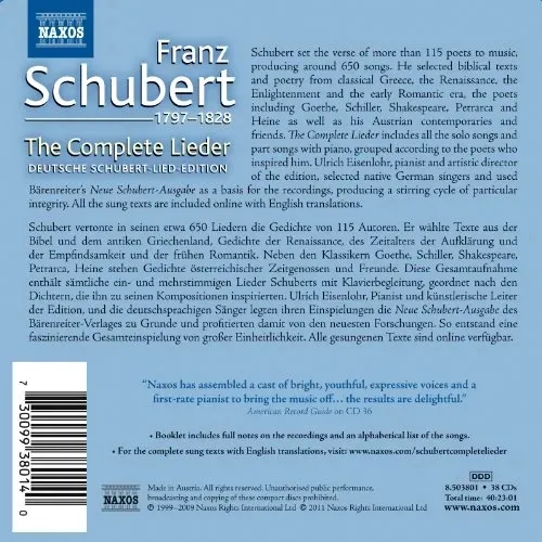 schubert-complete-lieder