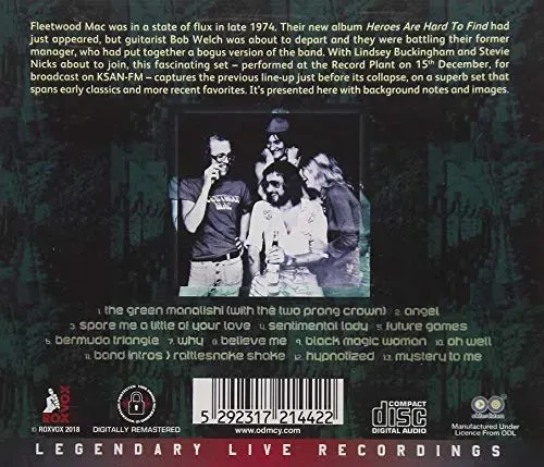 live-the-record-plant-1974-rozmiar-s