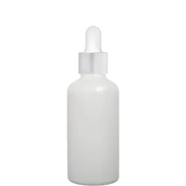 butelka-szklana-100ml-biala-matowa-z-pipeta-srebrna