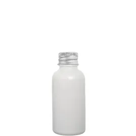 butelka-szklana-50ml-biala-matowa-z-nakretka-aluminiowa