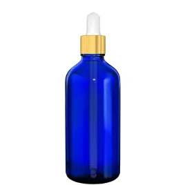 butelka-szklana-100ml-niebieska-z-pipeta-zlota-biala