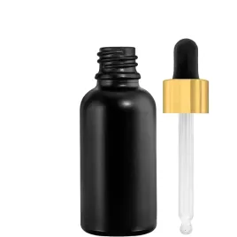 butelka-szklana-50ml-czarna-matowa-z-pipeta-zloto-czarna