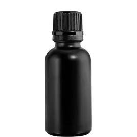 butelka-szklana-50ml-czarna-matowa-z-kroplomierzem-czarnym