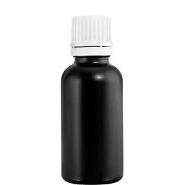 butelka-szklana-50ml-czarna-matowa-z-nakretka-plastikowa