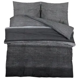 zestaw-poscieli-bawelnianej-ciemnoszary-140x200-cm-60x70-cm-oeko-tex