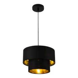 lampa-wiszaca-lopar-o-30-cm-e27-metal-tkanina-czarny-zloty-lux-pro