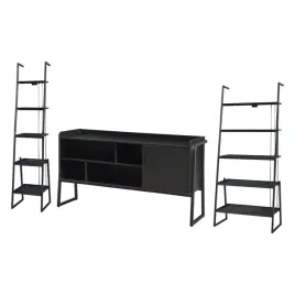 szafka-rtv-i-polka-drabinkowa-x2-zestaw-mebli