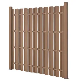 ogrodzenie-ogrodowe-wpc-185x376-cm-brazowy