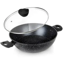 patelnia-granitowa-gleboka-ze-szklana-pokrywka-black-line-28-cm-35-l