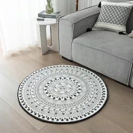 dywan-dekoracyjny-okragly-90cm-xl-boho-pluszowy