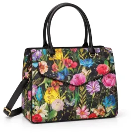 torebka-damska-shopper-na-ramie-kwiatowy-wzor-skora-ekologiczna-czarna