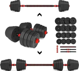 sztanga-gryf-z-obciazeniem-sztangielki-hantle-kompozyt-hms-sgp30-30-kg