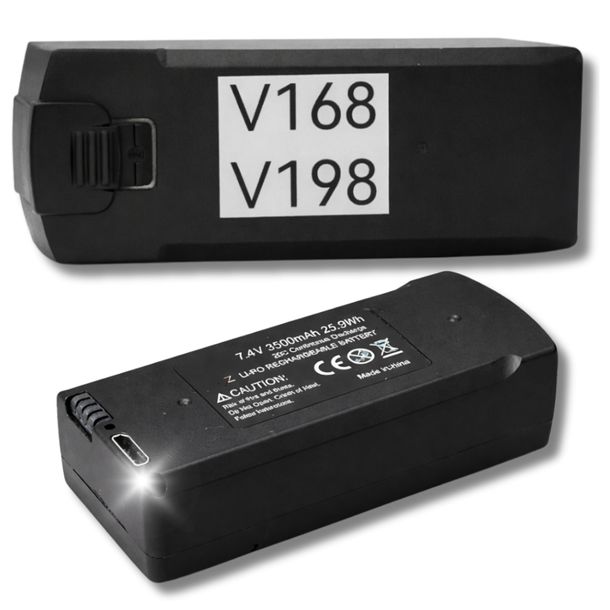 BATERIA DO DRONA V168 MAX V198 3000mAh 7.4V AKUMULATOR ZAMIENNIK DODATKOWA
