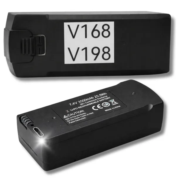 BATERIA DO DRONA V168 MAX V198 3000mAh 7.4V AKUMULATOR ZAMIENNIK DODATKOWA