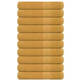 reczniki-frogn-10-szt-zloty-100x200-cm-360-g-m