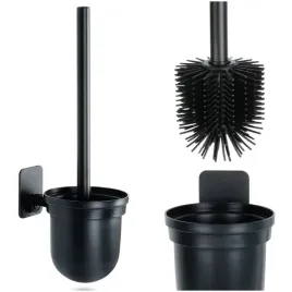 szczotka-do-toalety-silikonowa-z-pojemnikiem-wiszaca-czarna-35-cm