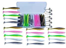 ripper-10-cm-zestaw-25-szt-10-glowki-jig-pudelko-guma-na-szczupaka-okonia